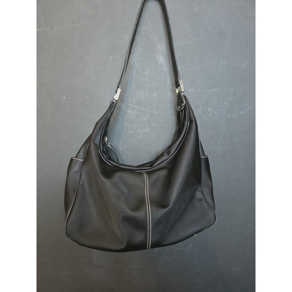 Fossil VTG Hobo Bag Signature Black Logo  Y2K